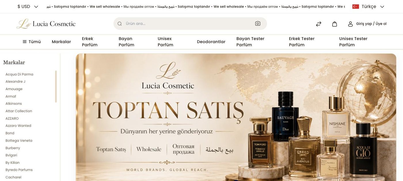 Lucia Cosmetic mağazası