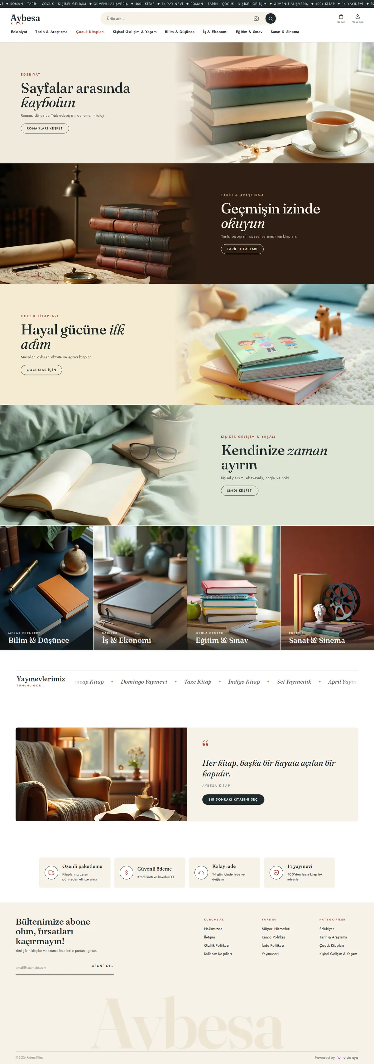 aybesa.com ana sayfası (masaüstü)
