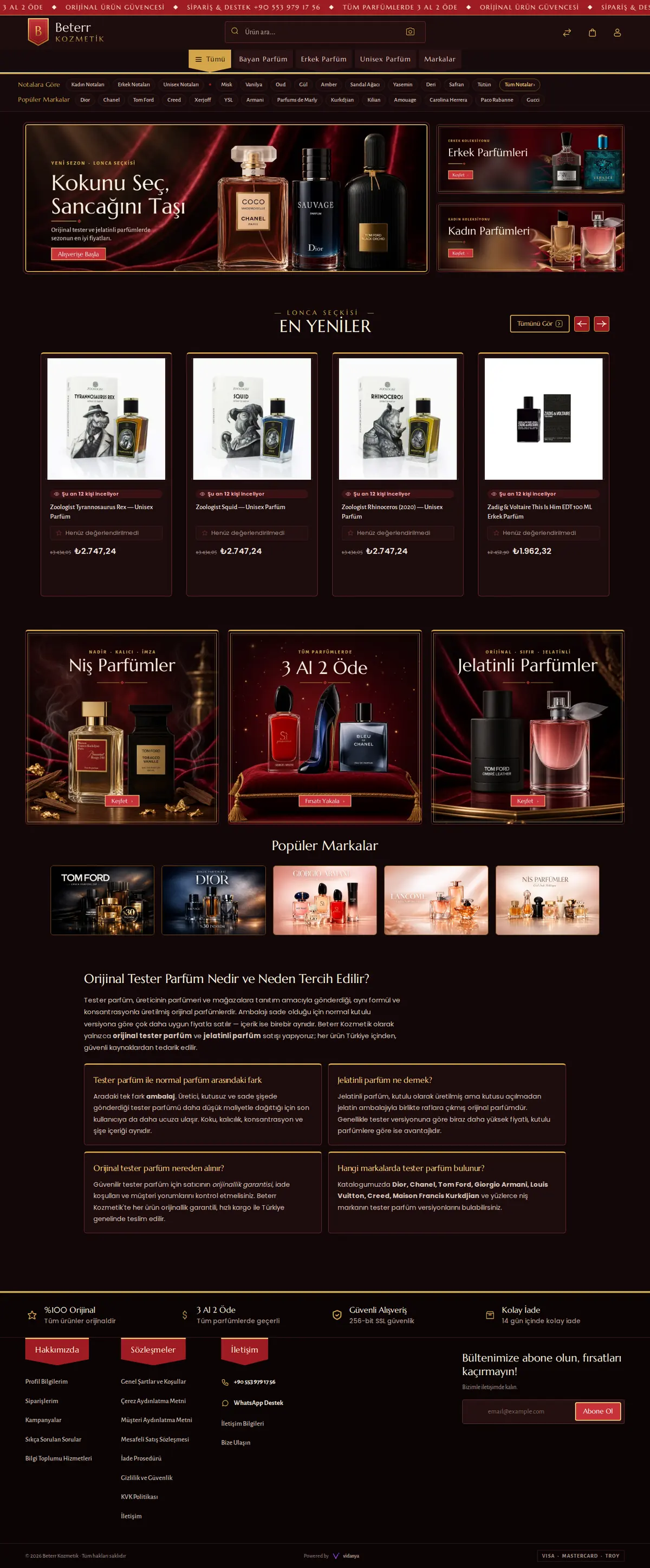 beterrkozmetik.com ana sayfası (masaüstü)