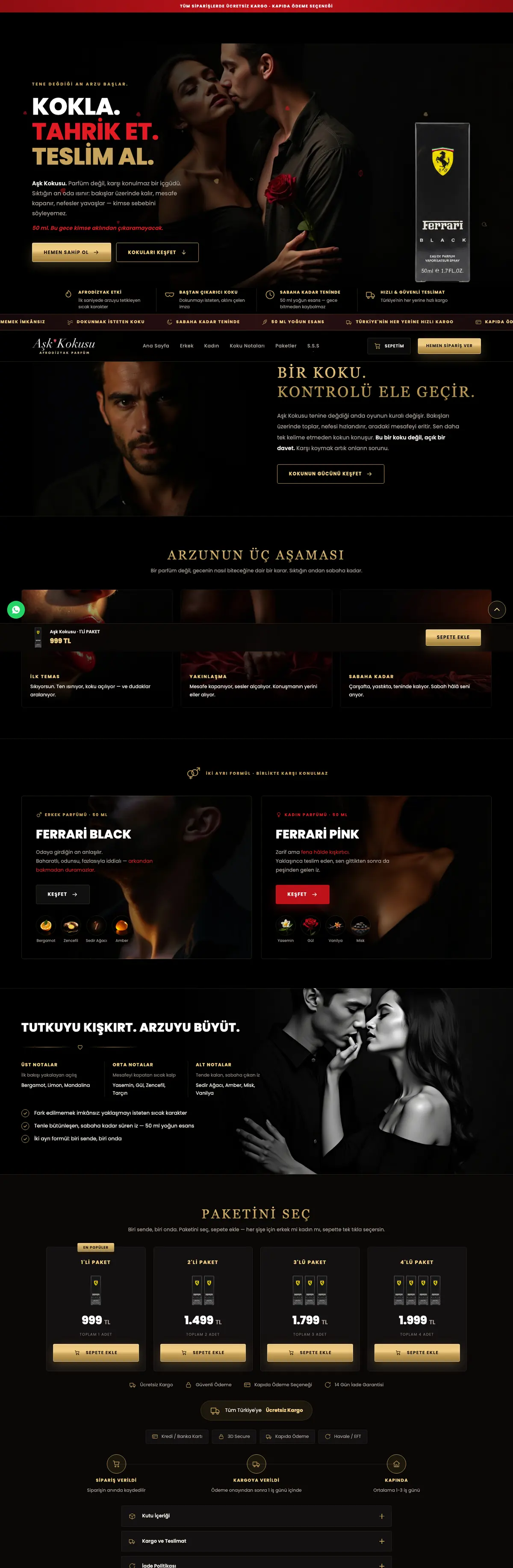 ferrariparfum.com ana sayfası (masaüstü)